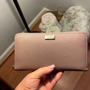 Mauve colored wallet